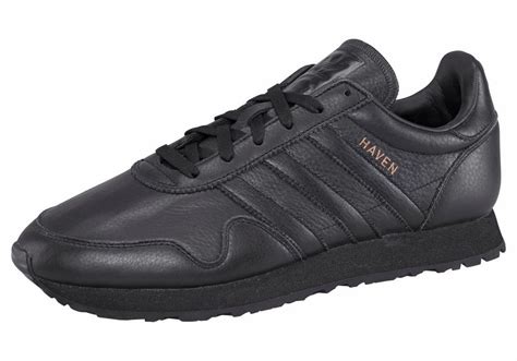 adidas schwarz herren leder|Ledersneakers für Herren .